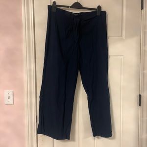 navy womens M swim cover up pants